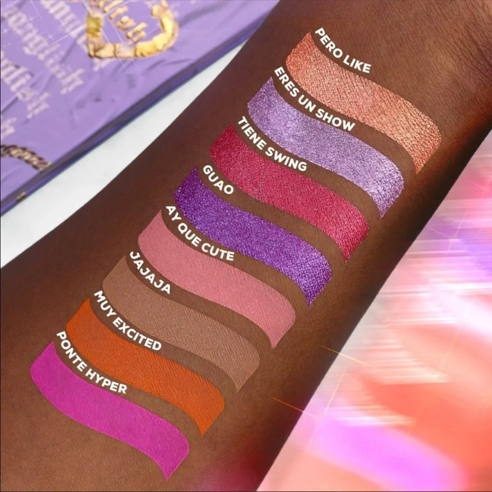 NWT Alamar Cosmetics Spanglish Pressed Pigment Eyeshadow Palette